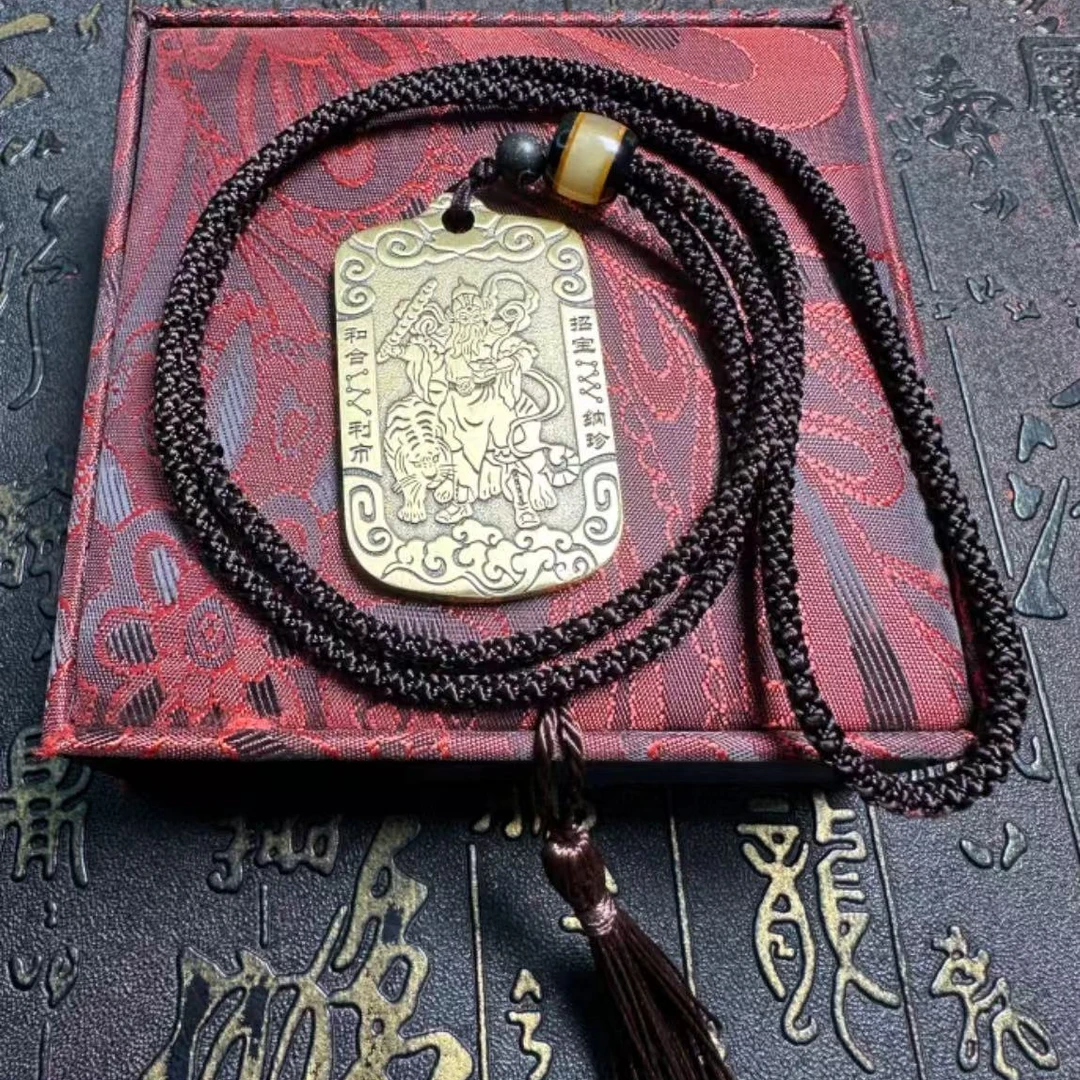 将军牌黄铜挂件/挂牌/钥匙扣/车载挂件/包包挂件/手工