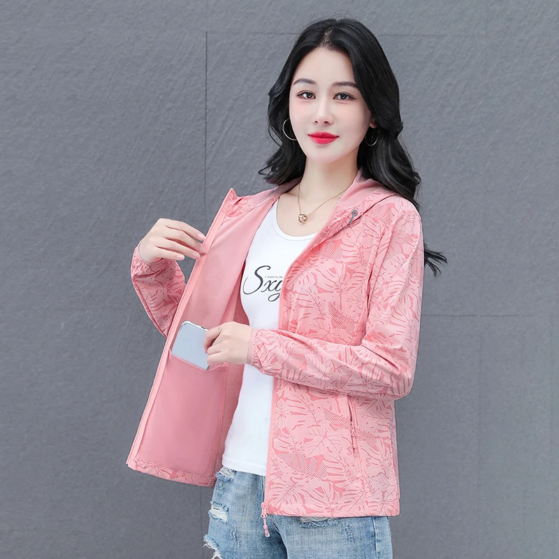 【清仓福利】夏季新款迷彩防紫外线弹力冰丝防晒衣女情侣透气外套