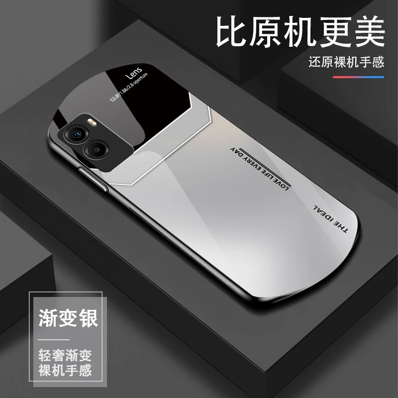 适用vivo Y55S渐变lens高颜值全包防摔轻奢手机壳