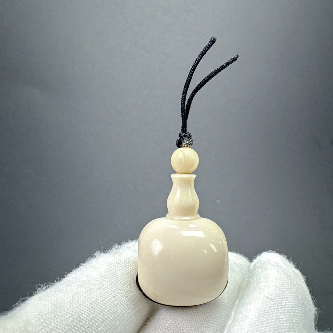 【多样性】QT0143天然猛犸牙精品19mm分体三通配饰背云佩云配件