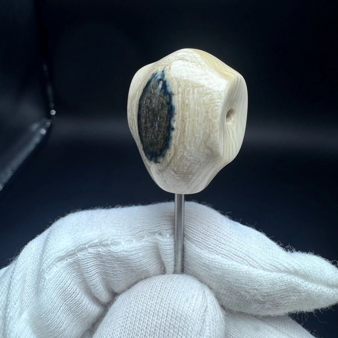 【猛犸兄弟】QT0016猛犸牙精品蓝皮鲨鱼背三通配饰背云佩云配件