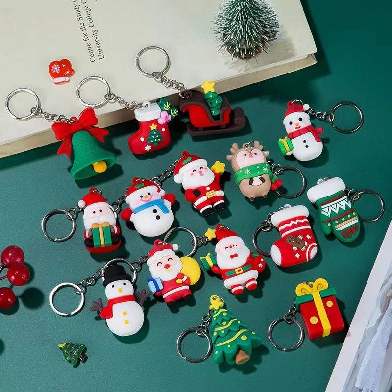 圣诞节礼物卡通钥匙扣挂件幼儿园小礼品小学生奖品创意生日伴手礼
