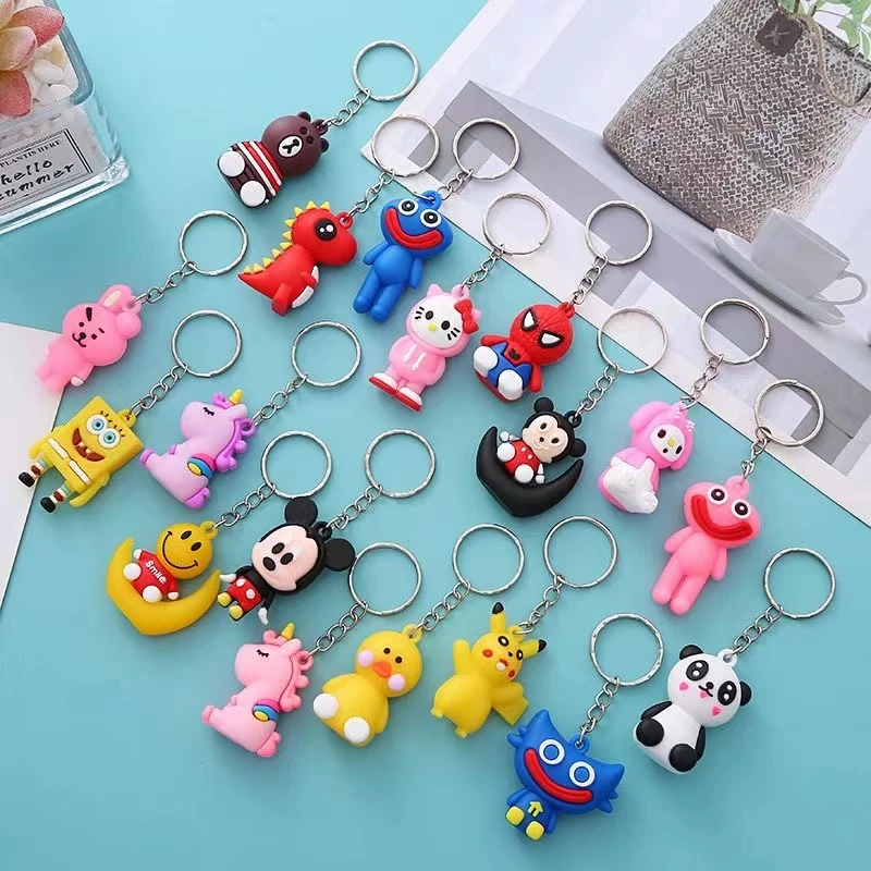 立体卡通钥匙扣挂件微商地推扫码活动小礼品幼儿园小礼物学生奖品