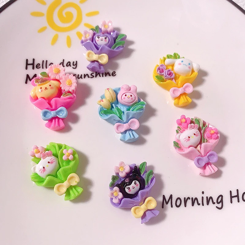 卡通七色花束diy创意手工制作