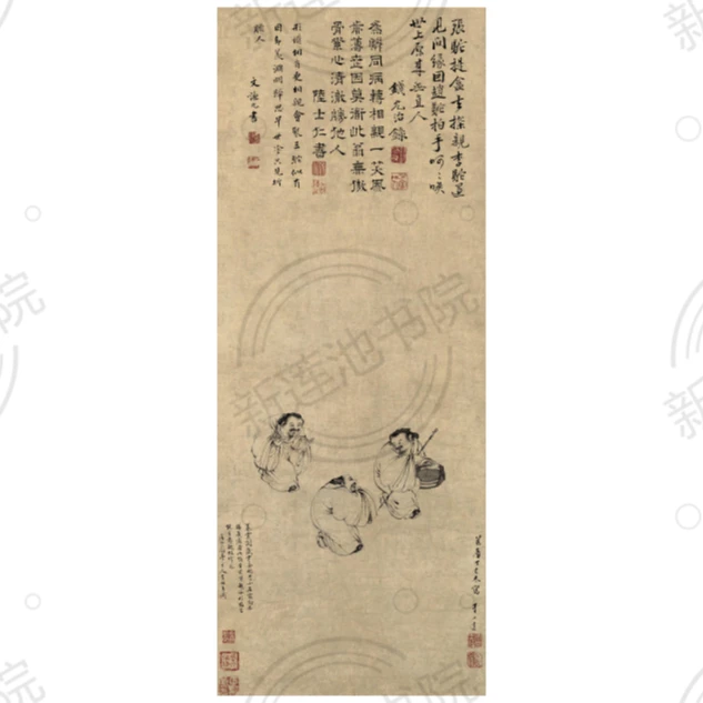 《三驼图》明 李士达 中国古代高清书画复刻，传统文化