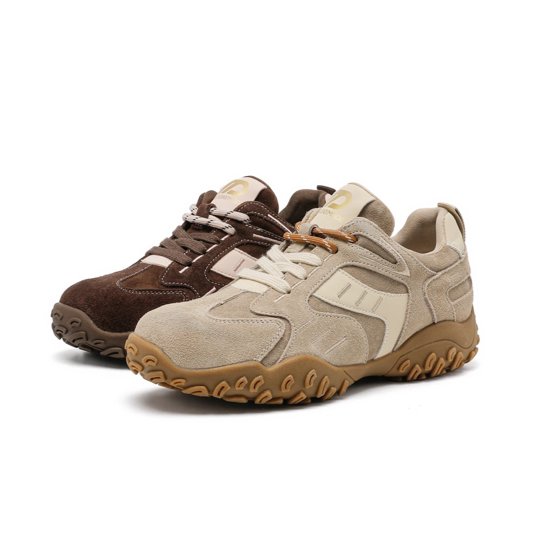 厚底拼色内增高德训鞋女新款休闲百搭阿甘运动板鞋H14