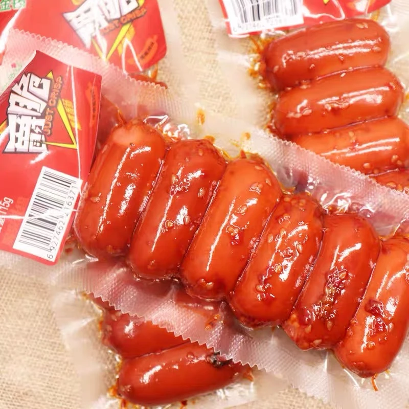 金锣爵脆迷情蜜辣味115g火腿肠烧烤腌制营养肉香即食含量口感美味