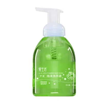 爱生活芦荟泡沫洗手液绿色 500ml