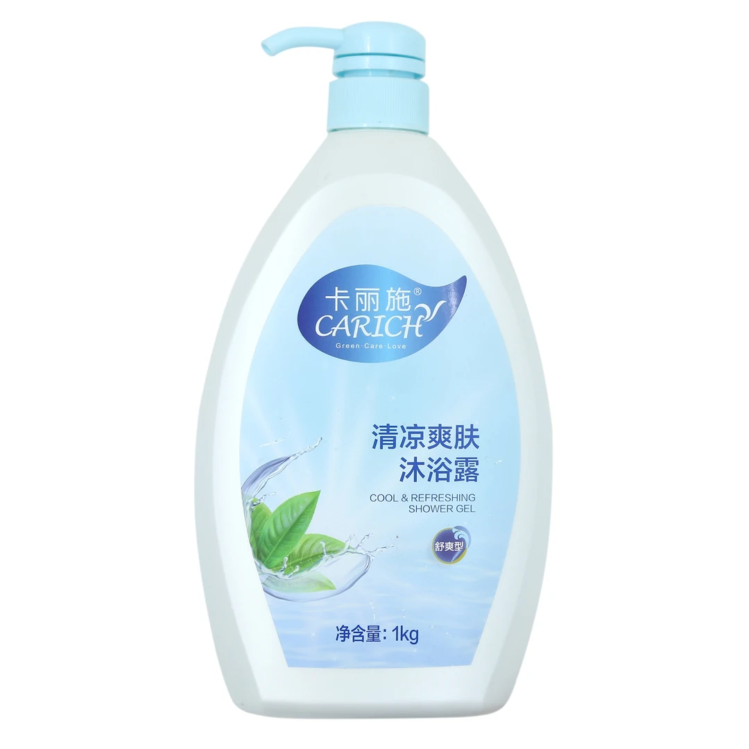 卡丽施清凉爽肤沐浴露蓝色 1kg