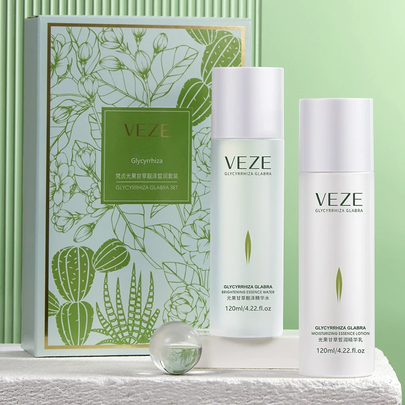 【水乳套盒拍一发二】VEZE梵贞光果甘草皙润靓泽水乳套装