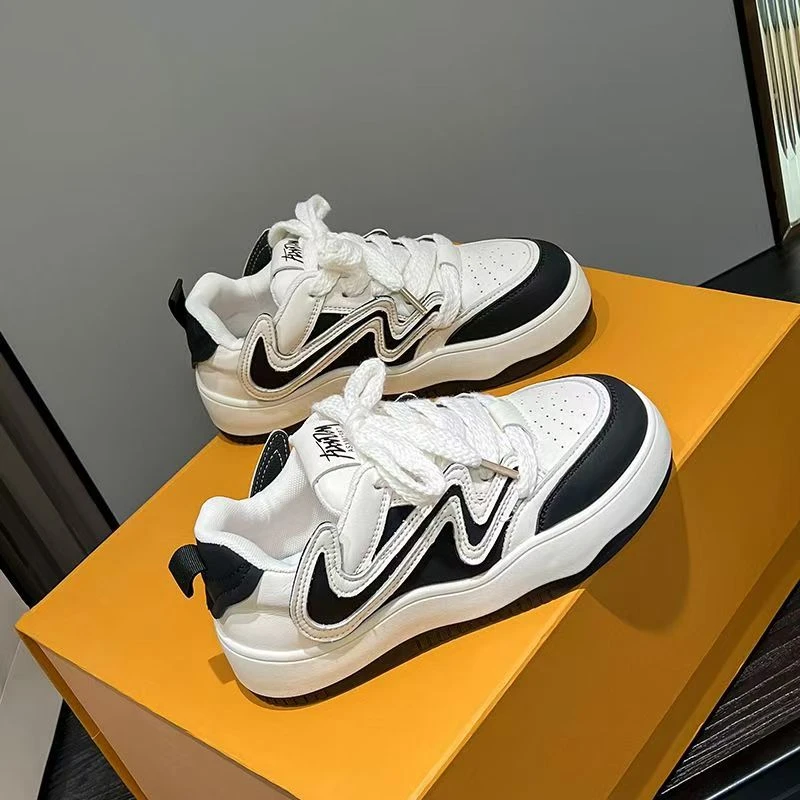 网红百搭透气厚底四季休闲小白鞋板鞋学生春秋7923658