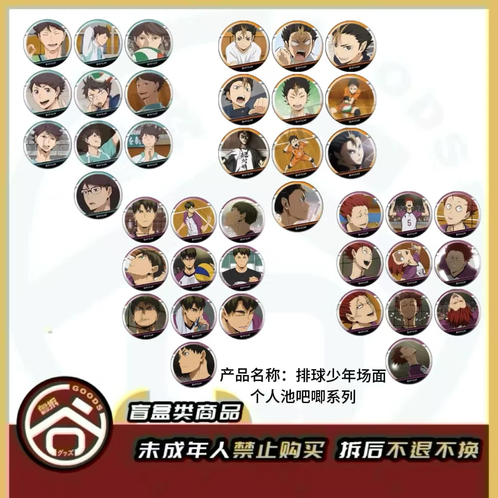 【现货】排球少年场面写个人池系列吧唧 日版正版【盲盒】