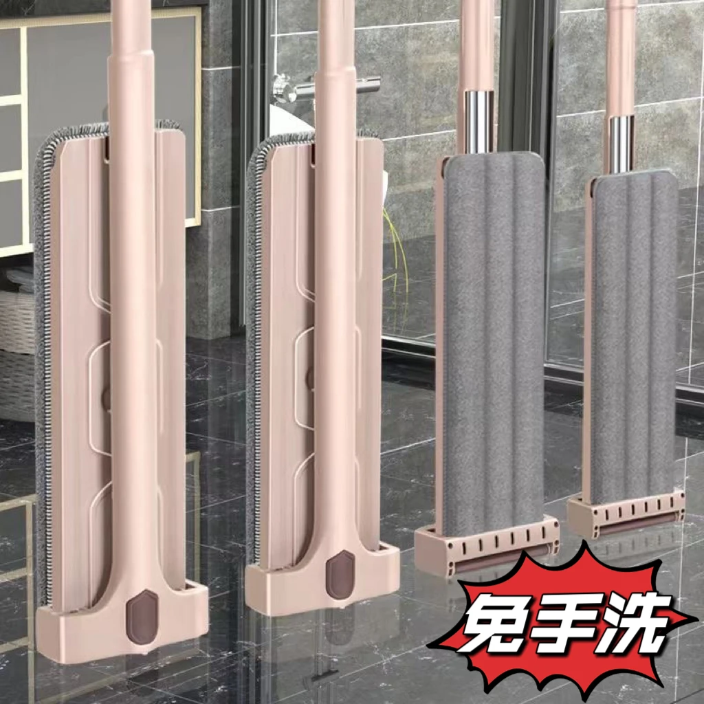 室内免手洗懒人拖地神器家用一拖净干湿两用懒人拖把大号吸水室内