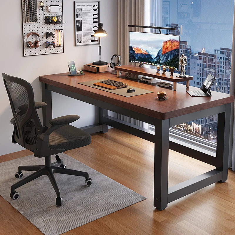 电脑桌卧室家用简易台式书桌办公学习电竞写字宿舍出租房专用桌子