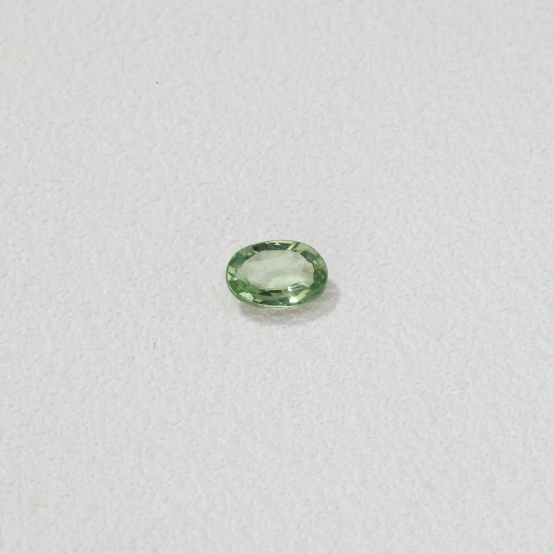 【斯里兰卡宝石馆】4306-358/斯里兰卡绿色蓝宝石-0.81ct