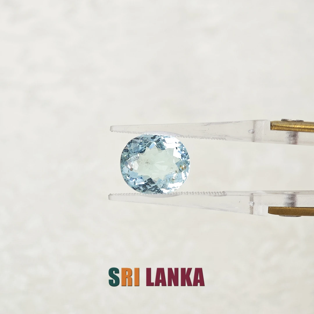 hbn2-242/椭圆形海蓝宝石-3.7ct