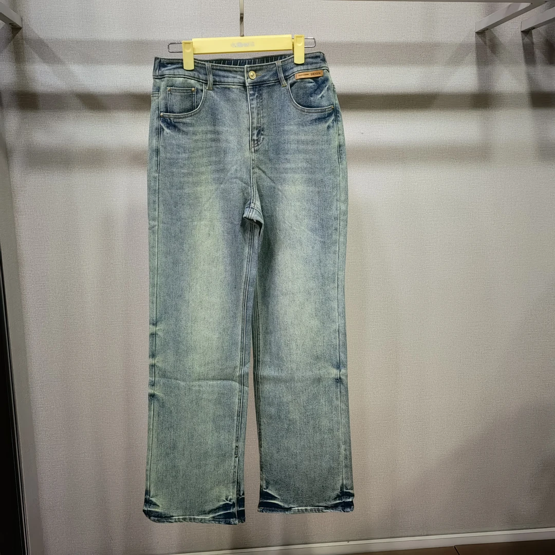 水淼秋冬新品休闲牛仔裤9337
