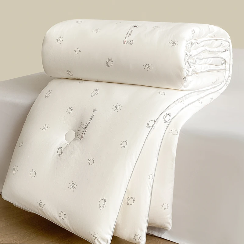 SeeU严选新款A类高密云柔棉大豆纤维厚被子春秋被冬被加厚可机洗