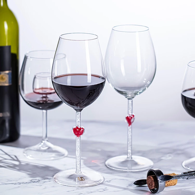 明尚德九小具JJ006妙有情侣红酒杯高档家用创意个性无铅葡萄酒杯