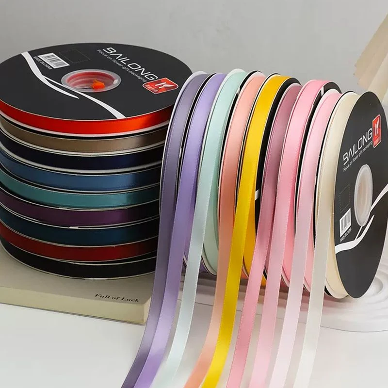 1cm*100码韩式纯色鲜花丝带礼物缎带烘焙绑带diy花束彩带包装材料