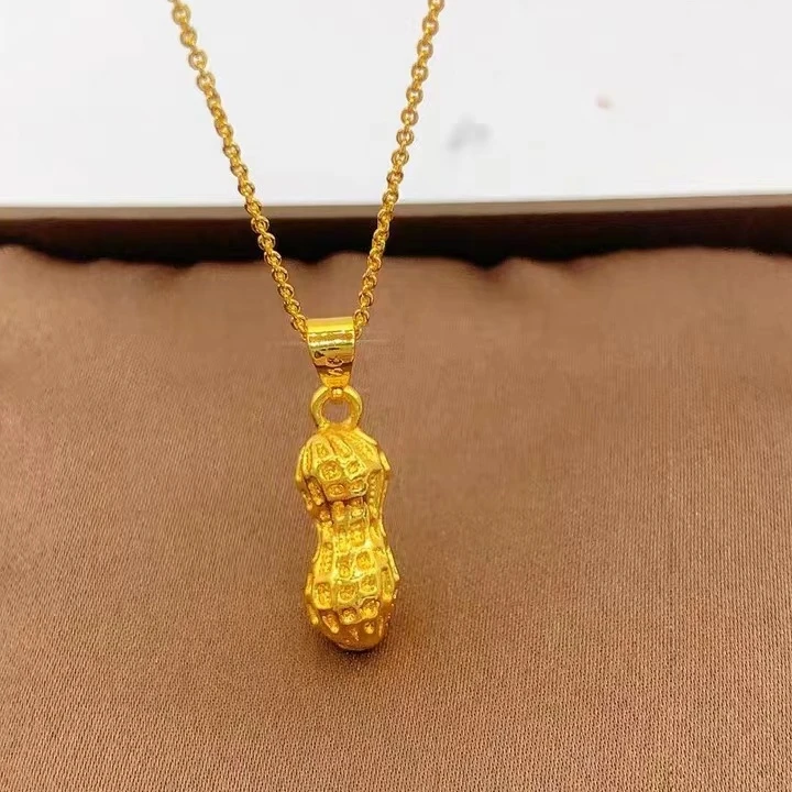 铜合金吊坠 062花生吊坠时尚饰品潮流大气