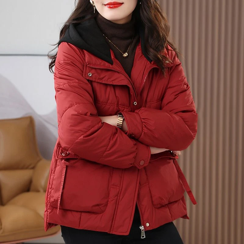 短款小个子棉衣棉服女冬季2023新款加厚外套时尚保暖宽松显瘦棉袄