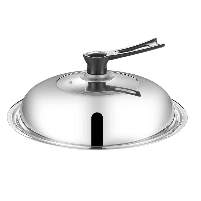 38CM可视锅盖可立式-适合36-38CM口径锅具炒锅汤锅厨房厨具用配件