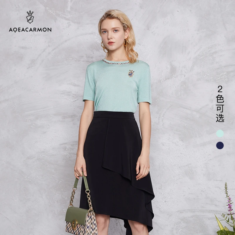 雅格上美 夏季女士针织衫 A21XF22S31