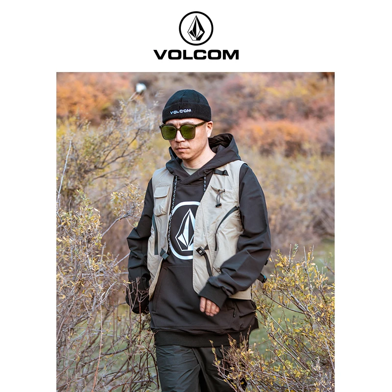 VOLCOM户外连帽卫衣情侣男士运动休闲2024新款春季AD342203