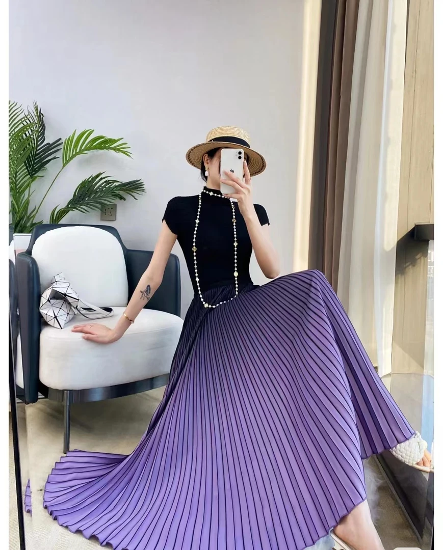 【ZJN】101--200编码高级褶皱艺术感褶裙气质百搭显高显瘦