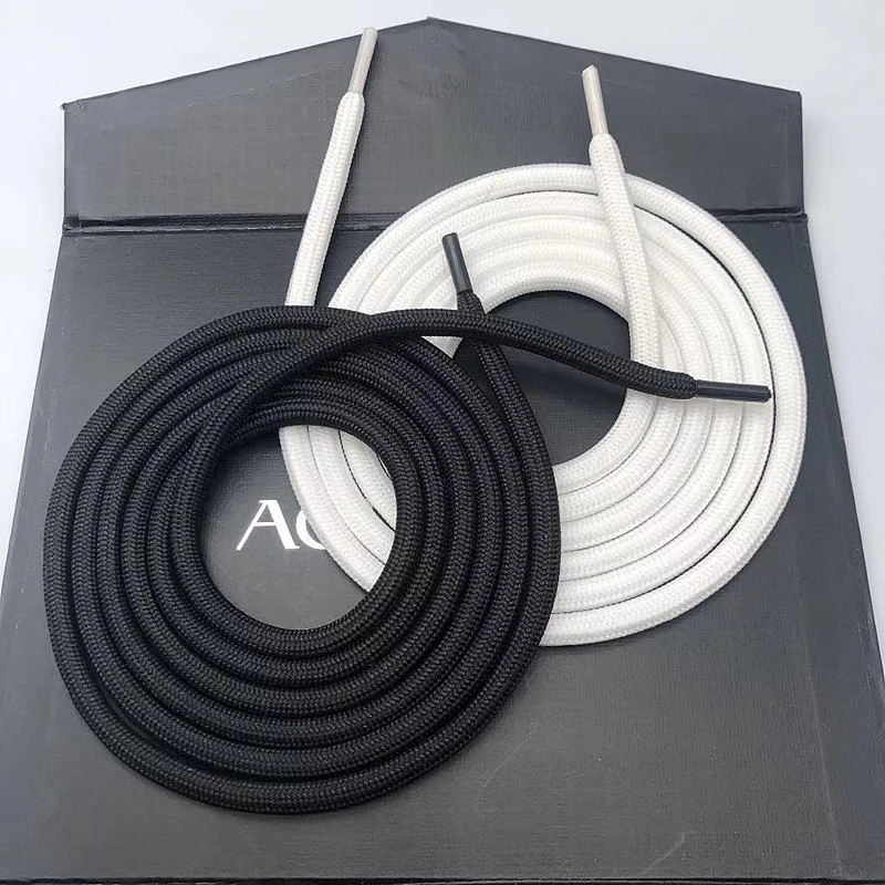 【送鞋扣】黑色鞋带男女圆形帆布鞋老爹鞋椰子鞋篮球板鞋鞋带长短