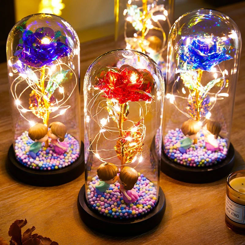 玫瑰花永生花送女生礼物送女朋友老婆媳妇同学职工高级感浪漫花束