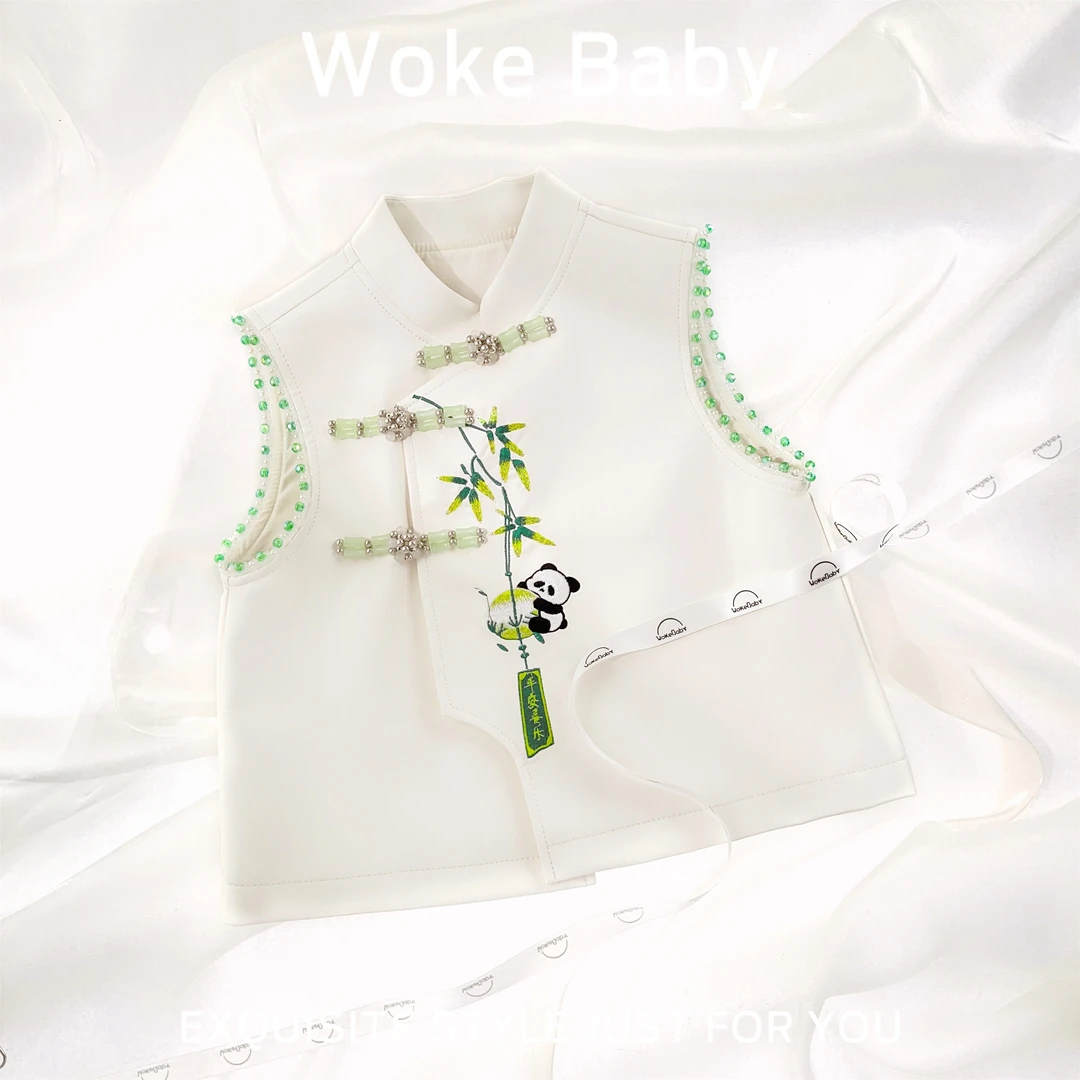 【平安喜乐】2025女童春季新款复古汉服上衣儿童古风V9124