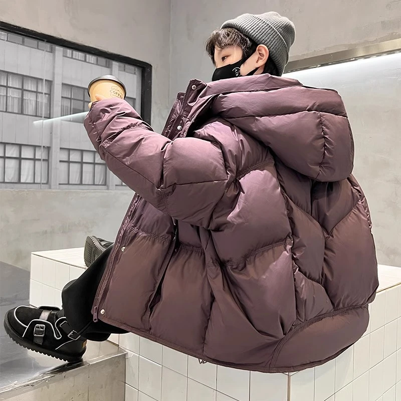 男童羽绒服2025新款中大童男孩冬装加厚潮牌免洗外套儿童冬季炸街