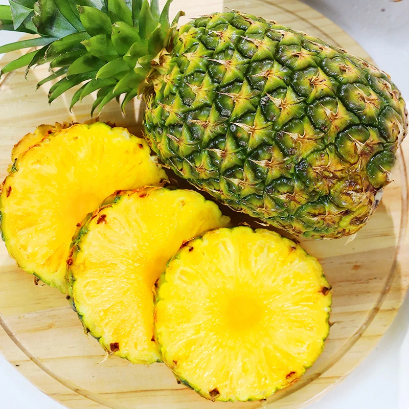 海南金钻凤梨4.5斤 当季新鲜热带水果放黄吃美味可口多仓发货