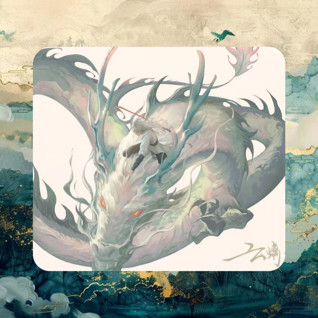 马垫【云螭】细面亲肤丝滑中性鼠标垫490x420x5mm