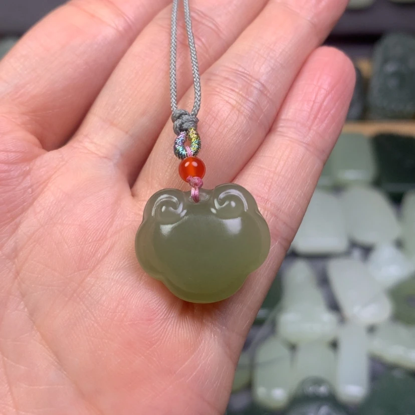 【闪购商品】和田玉挂件未镶嵌龍*腾