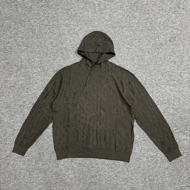 连帽男士针织衫毛衣连帽长袖