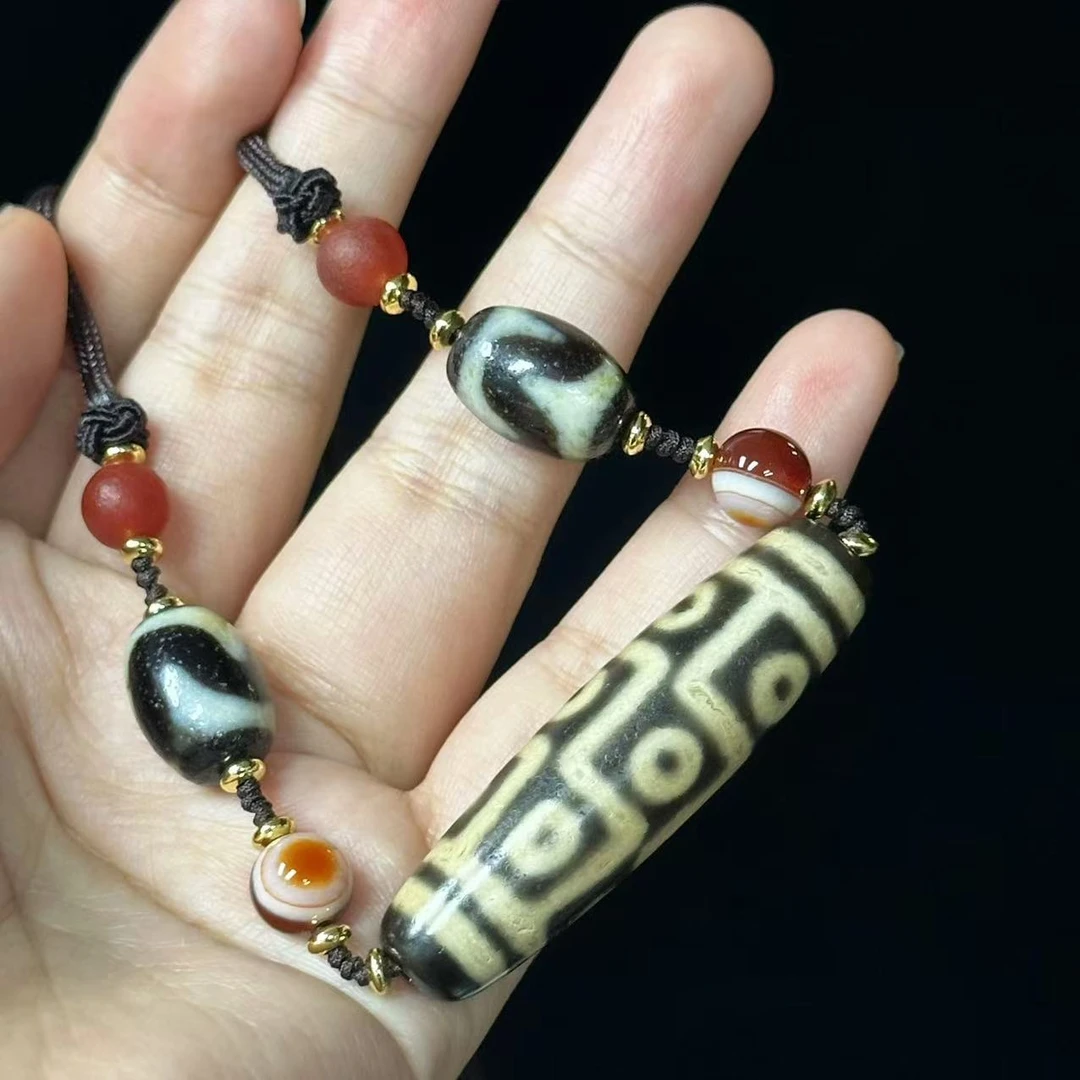 双十一活动 货头级复古精编手工天天九眼项链 LG2044