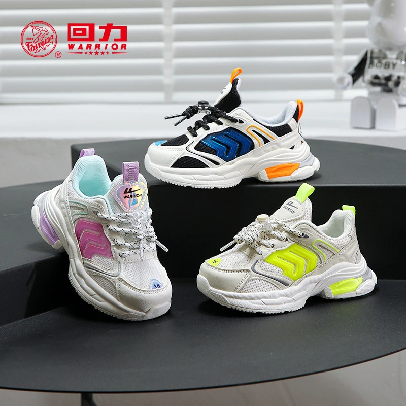 Warrior/回力420春秋季双网运动鞋低帮轻底休闲男女童运动鞋潮鞋M