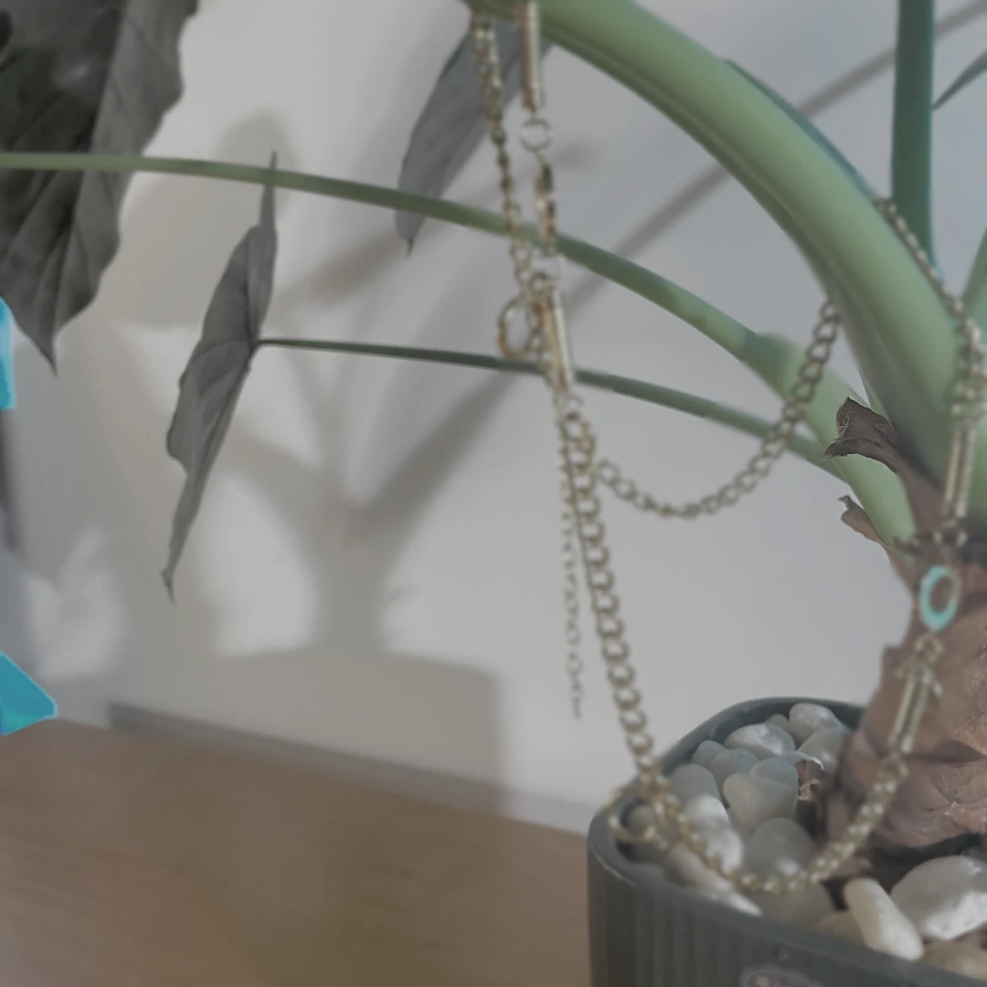 非金属亚克力项链  三挂黄时尚百搭项链 备