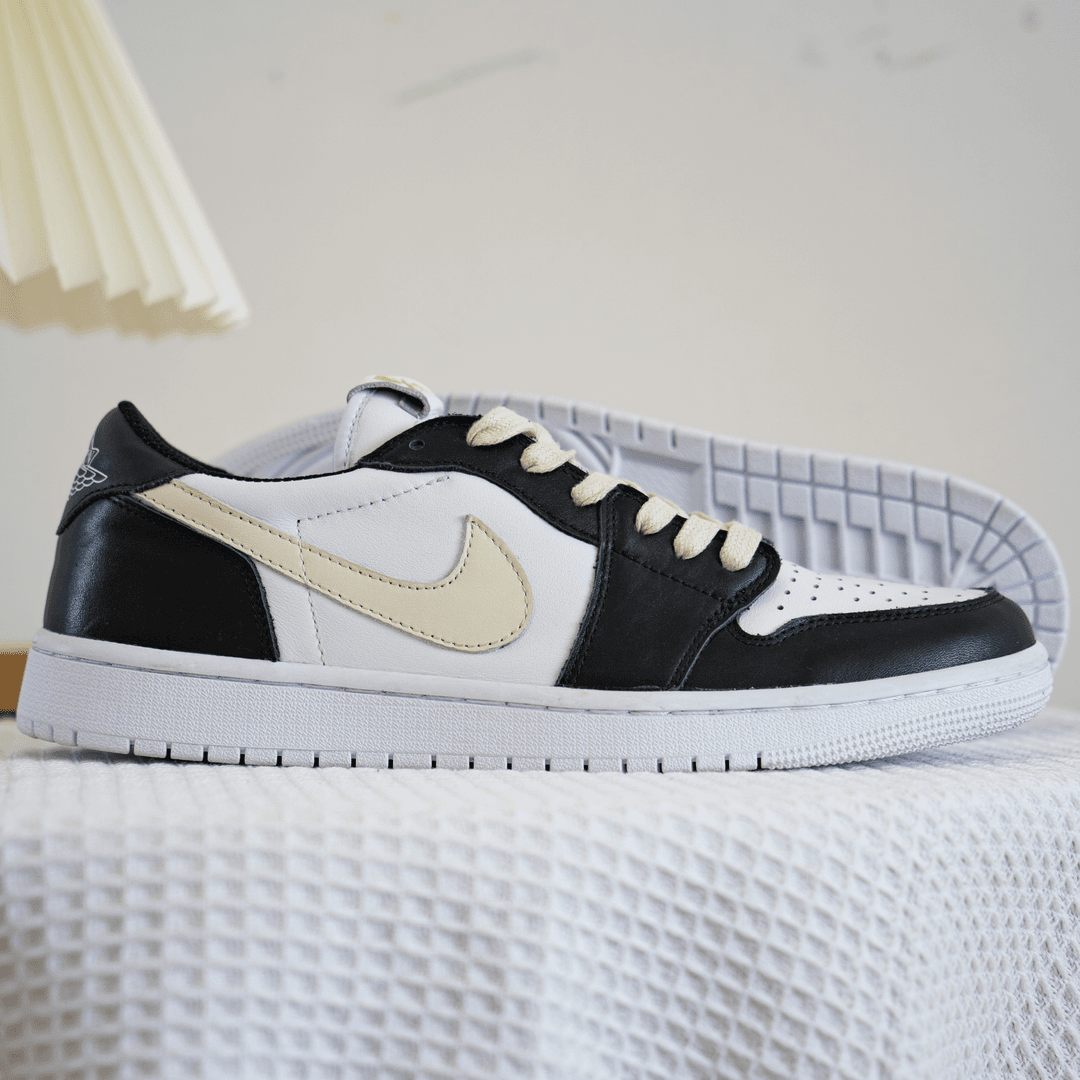【定制球鞋】Nike AJ1 low 熊猫黑白正钩-WH001-001