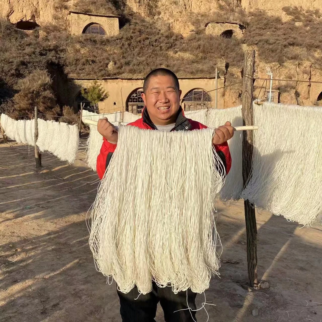 福（陕北清涧手工土豆粉条） 5斤装包邮 老家手工粉就是好