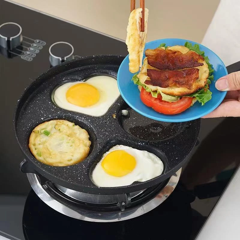 多孔不粘锅煎蛋锅煎蛋神器煎鸡蛋专用小锅煎荷包蛋汉堡蛋饺煎锅