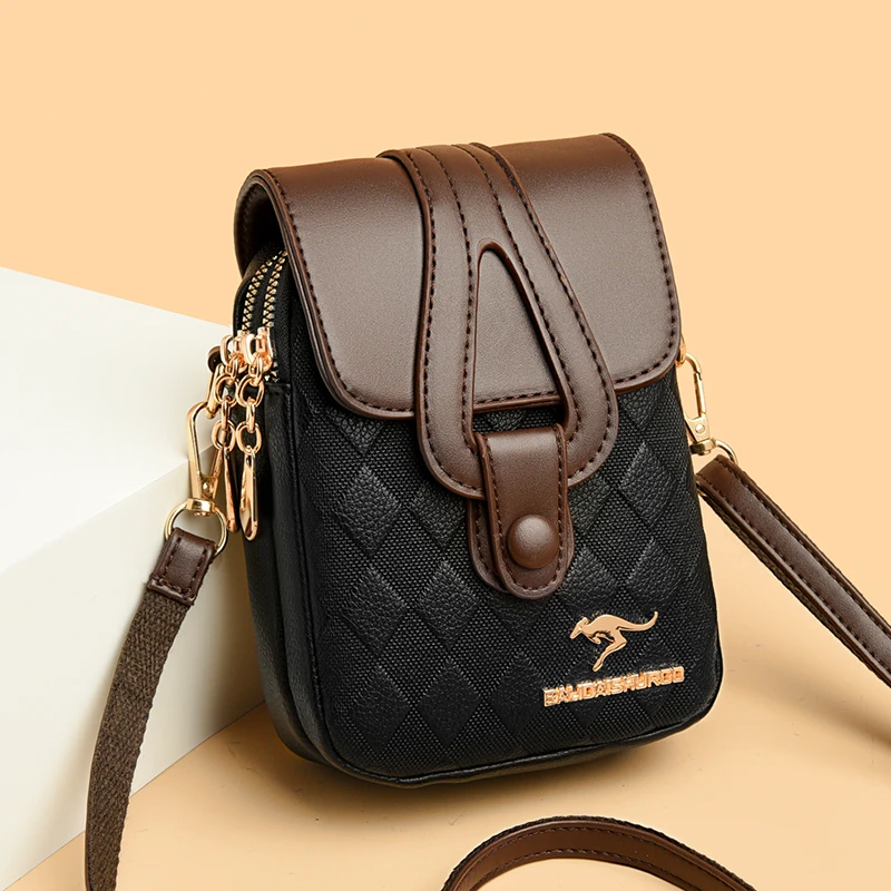 品牌正品手机包女士小包包时尚百搭单肩包真皮潮流轻便迷你斜跨包