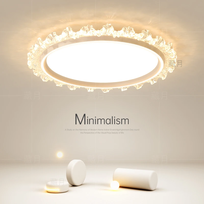 超薄led吸顶灯高级感主卧室灯轻奢客厅灯书房房间灯2024新款灯具