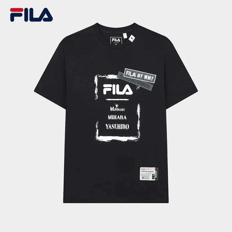 斐乐FILAxMIHARA情侣款针织衫百搭时尚23秋季新款T恤F11U333101F