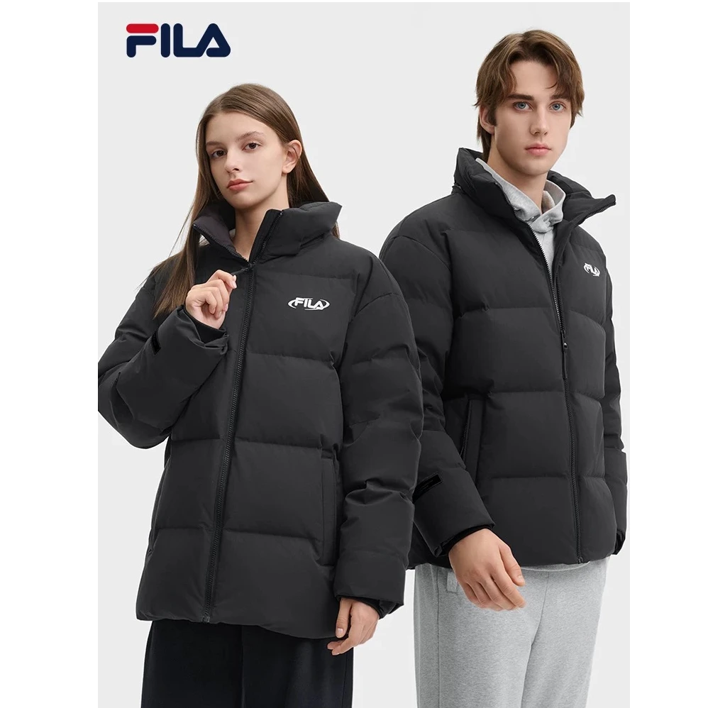 斐乐官方情侣羽绒服24冬新款时尚休闲连帽保暖外套F11U449902F