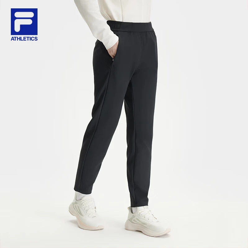 斐乐官方女长裤2024冬季新款运动简约基础直口裤A11W441603F