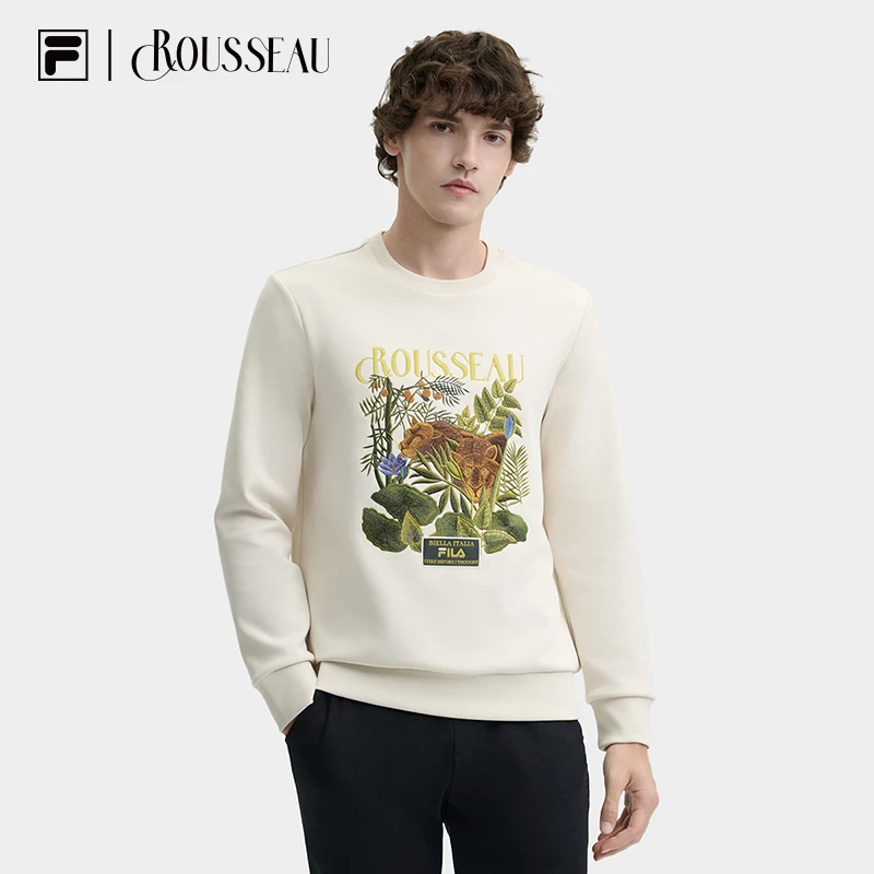 斐乐套头氧气卫衣男2024冬季新款上衣F11M448212F